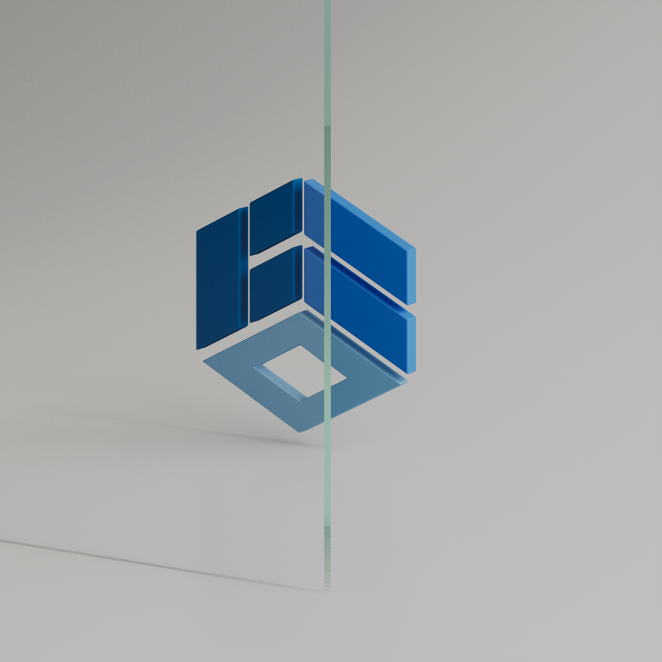 1/4'' Clear Tempered Glass Sample