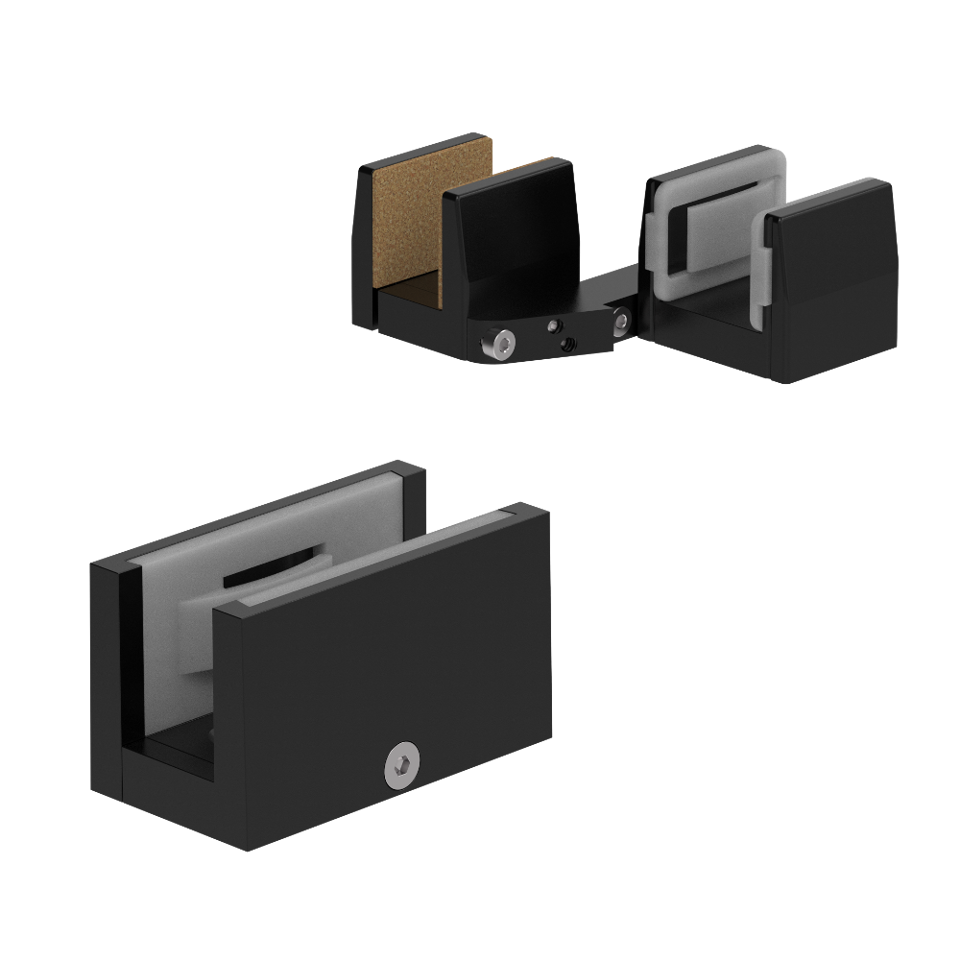 CGS Multisliding System Bottom Guide Set - Black