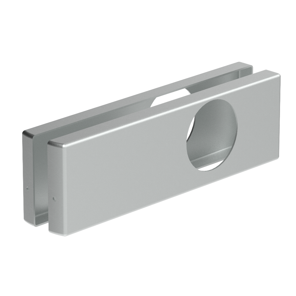 AMR Series Patch Lock Side Mounted Covers - Satin Anodized