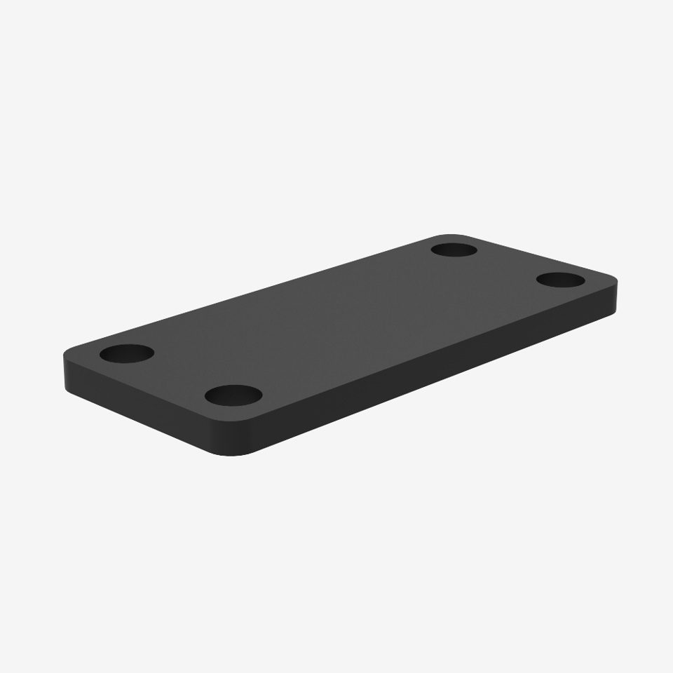 Bottom Pivot Shim - 1/4" - Black