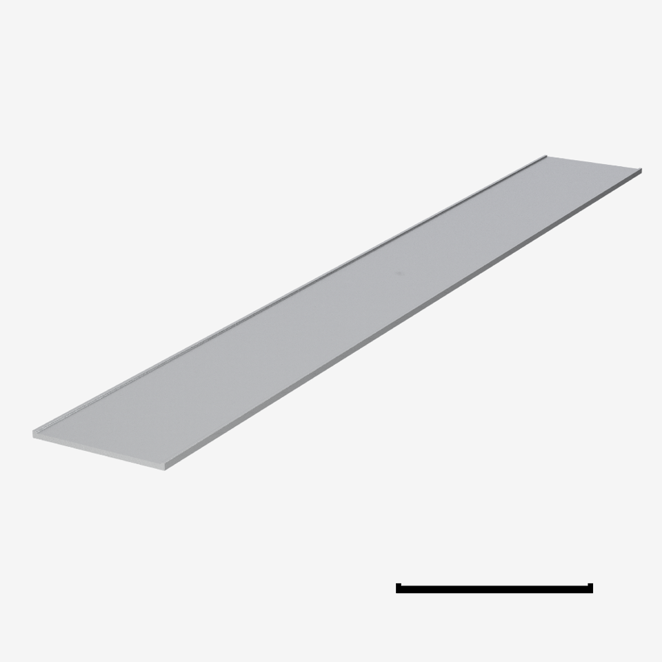 Decorative Mullion for KOMPAS 31-1/4"- Satin Anodized