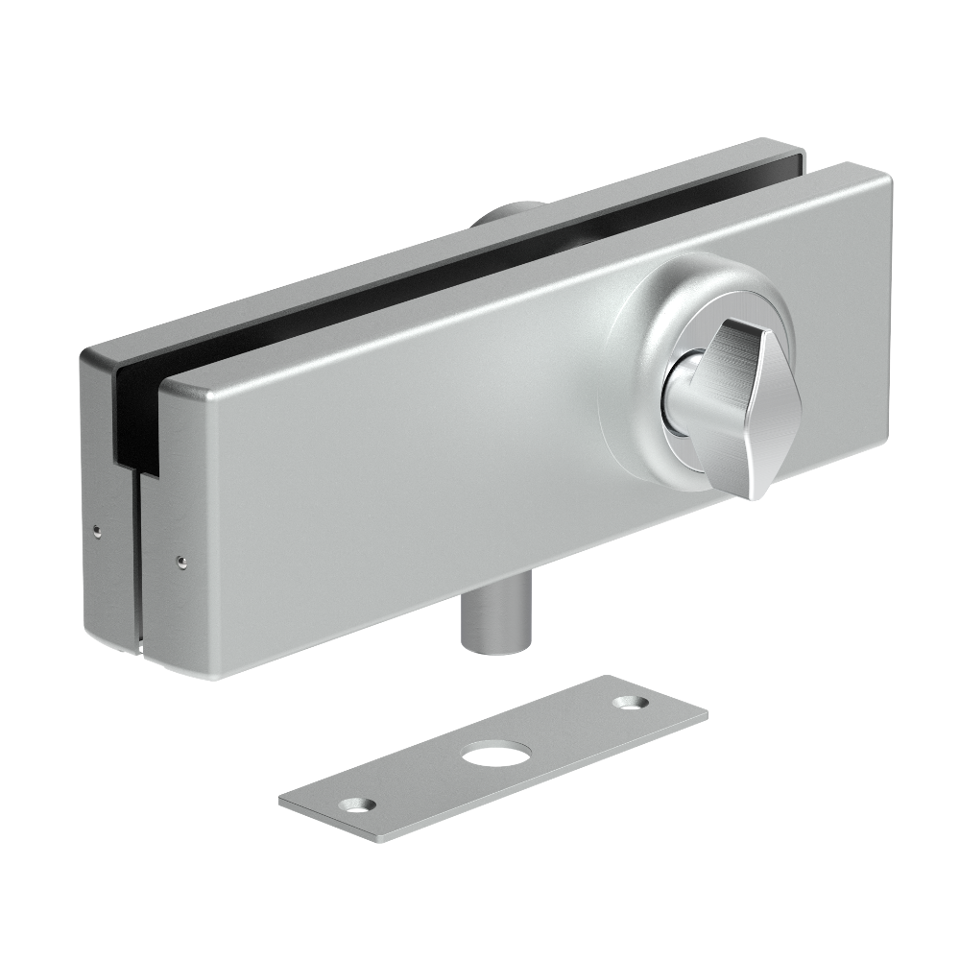 AMR Series Patch Lock - Satin Anodized