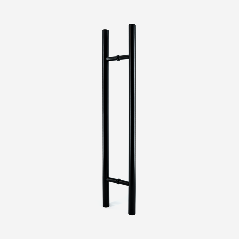 36" Back-to-Back Ladder Pull Handle - Matte Black
