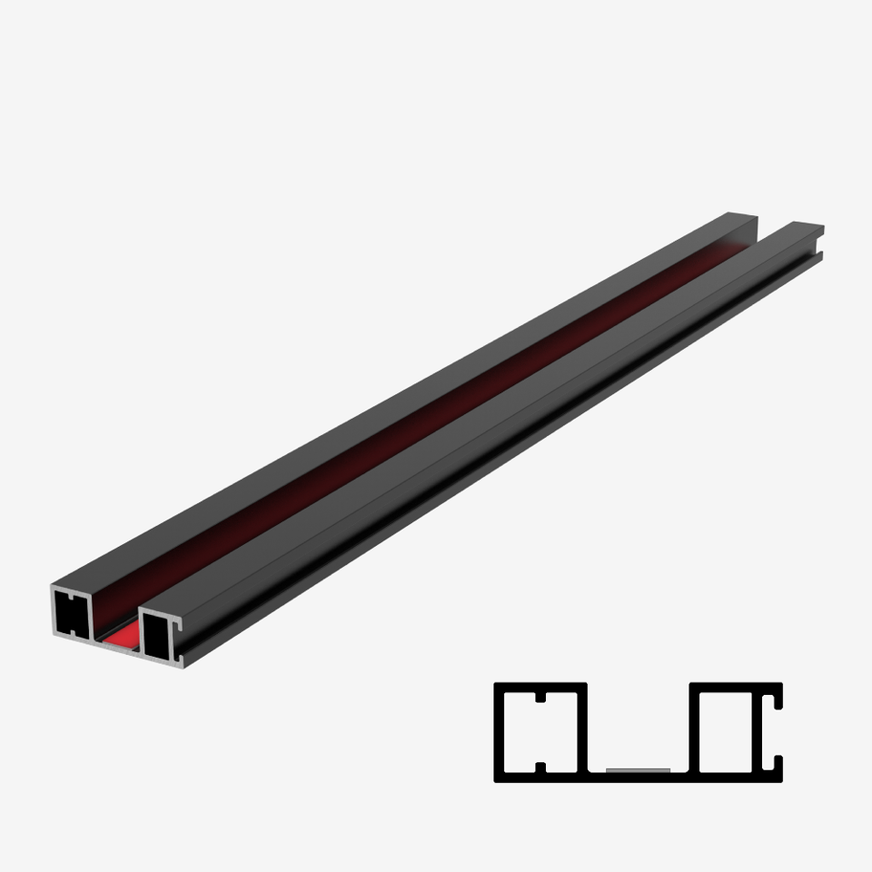 CGF Series Perimeter Frame with Side Brush and 3M Tape 120"