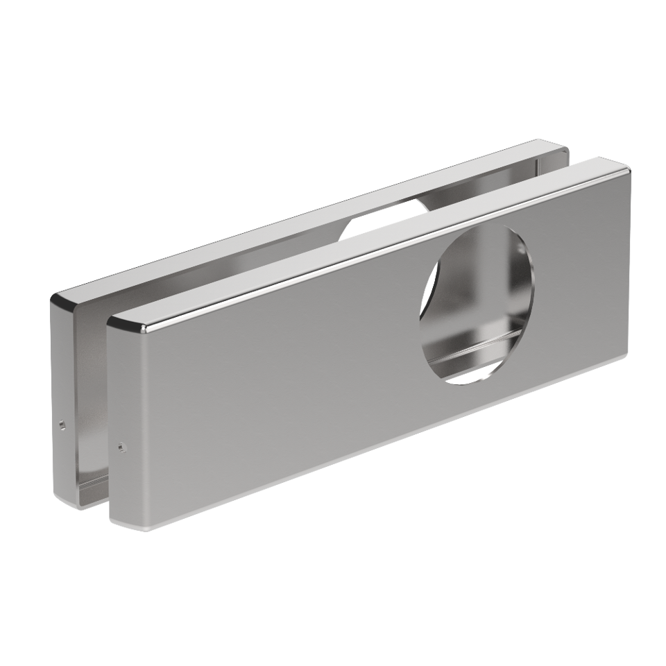 AMR Series Patch Lock Side Mounted Covers - Satin Stainless Steel