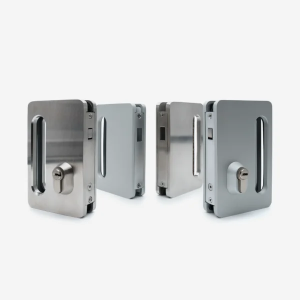 Glass Mounted Locking Hardware