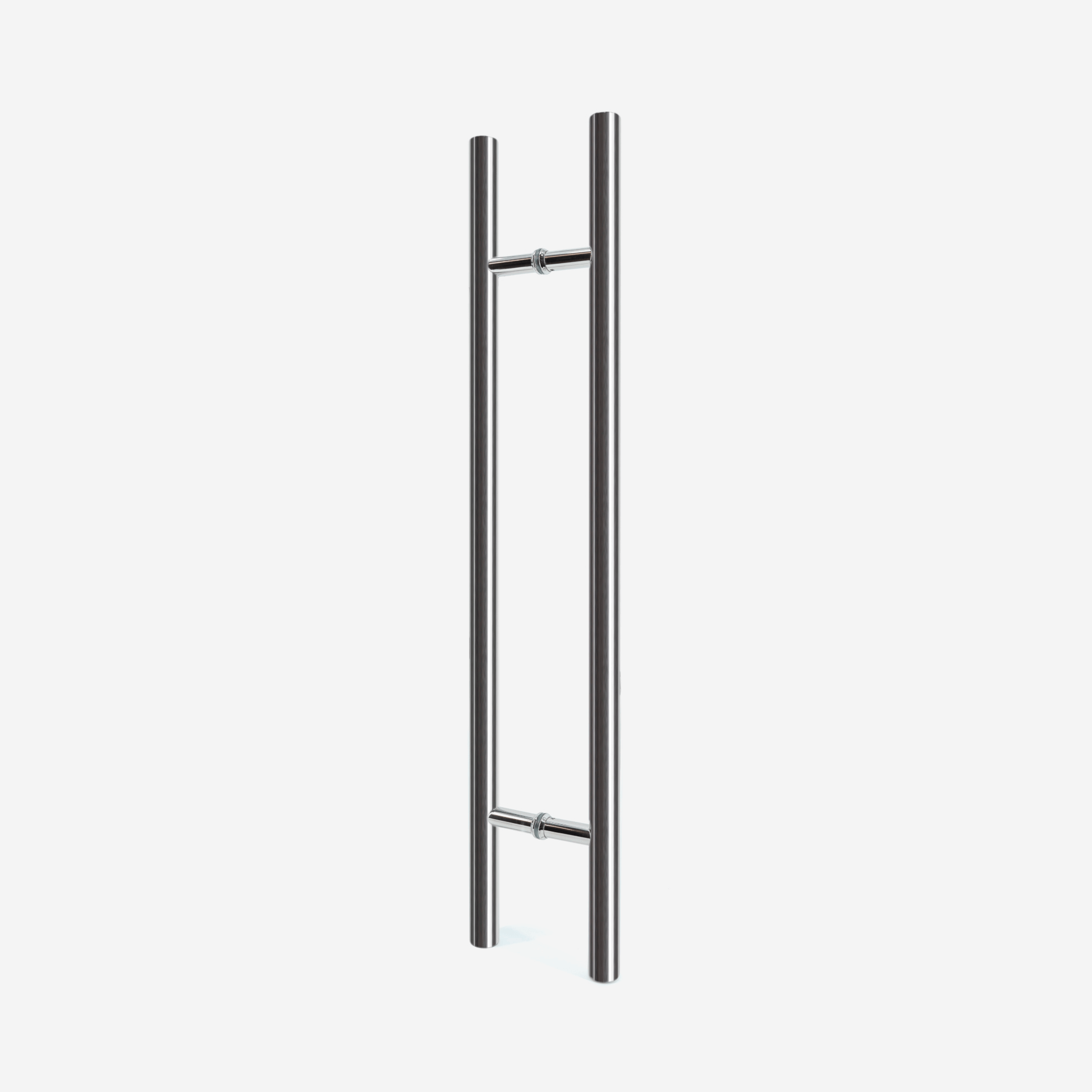 36" Extra Length Ladder Style Back-to-Back Pull Handle - Brushed stainless steel