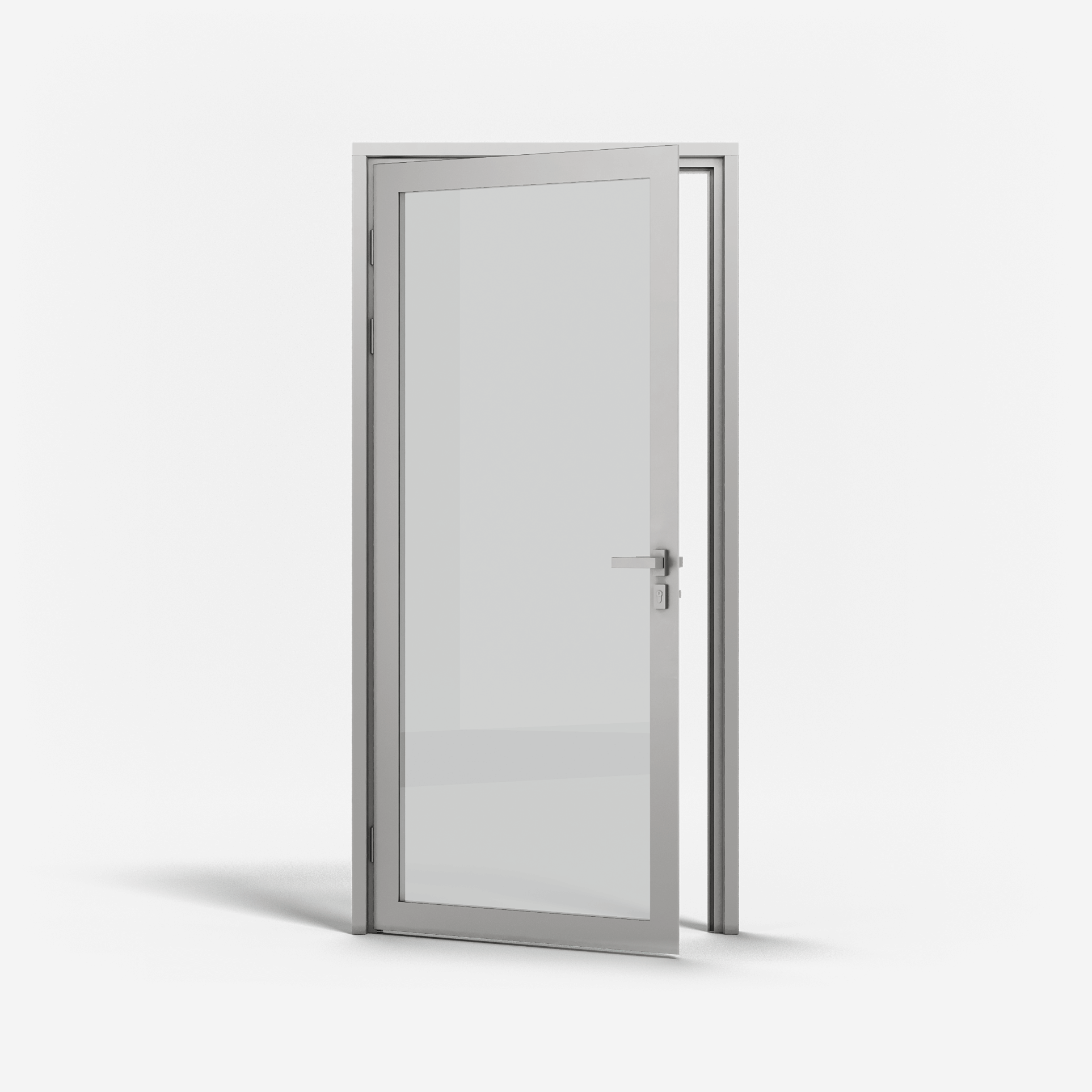 KOMPAS Aluminum Framed Single Swing Door - LH Out