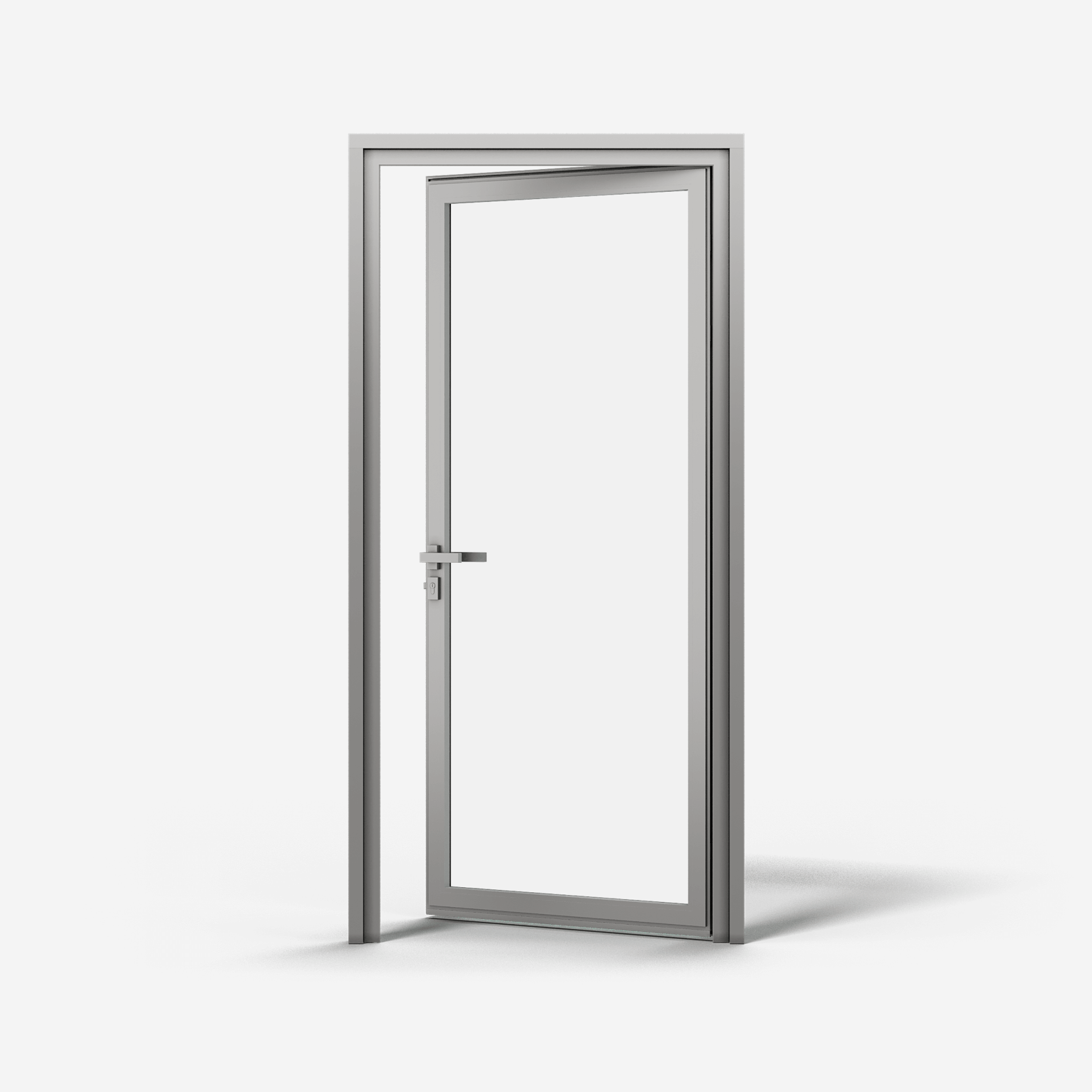 KOMPAS Aluminum Framed Single Swing Door -  RH In