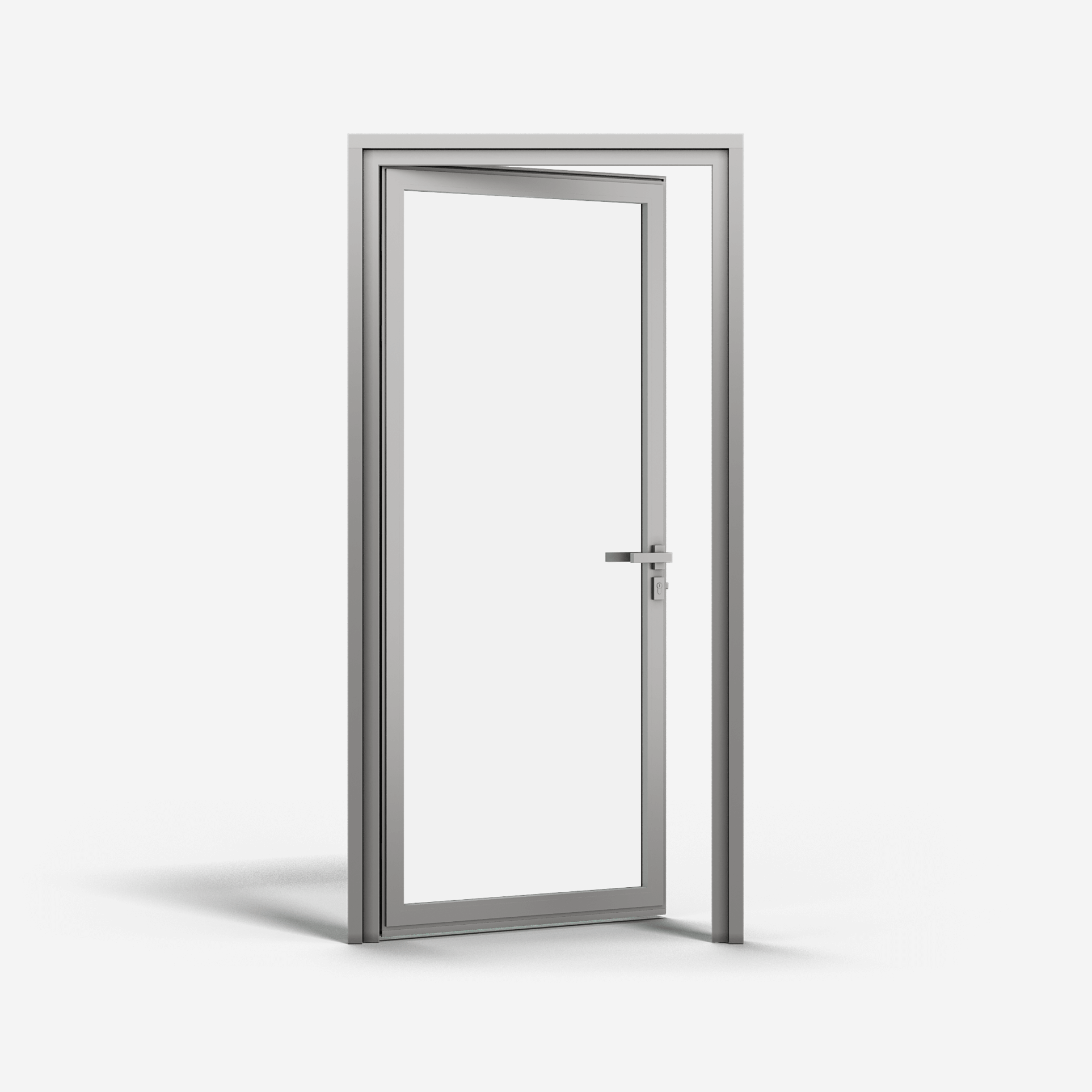 KOMPAS Aluminum Framed Single Swing Door - LH In