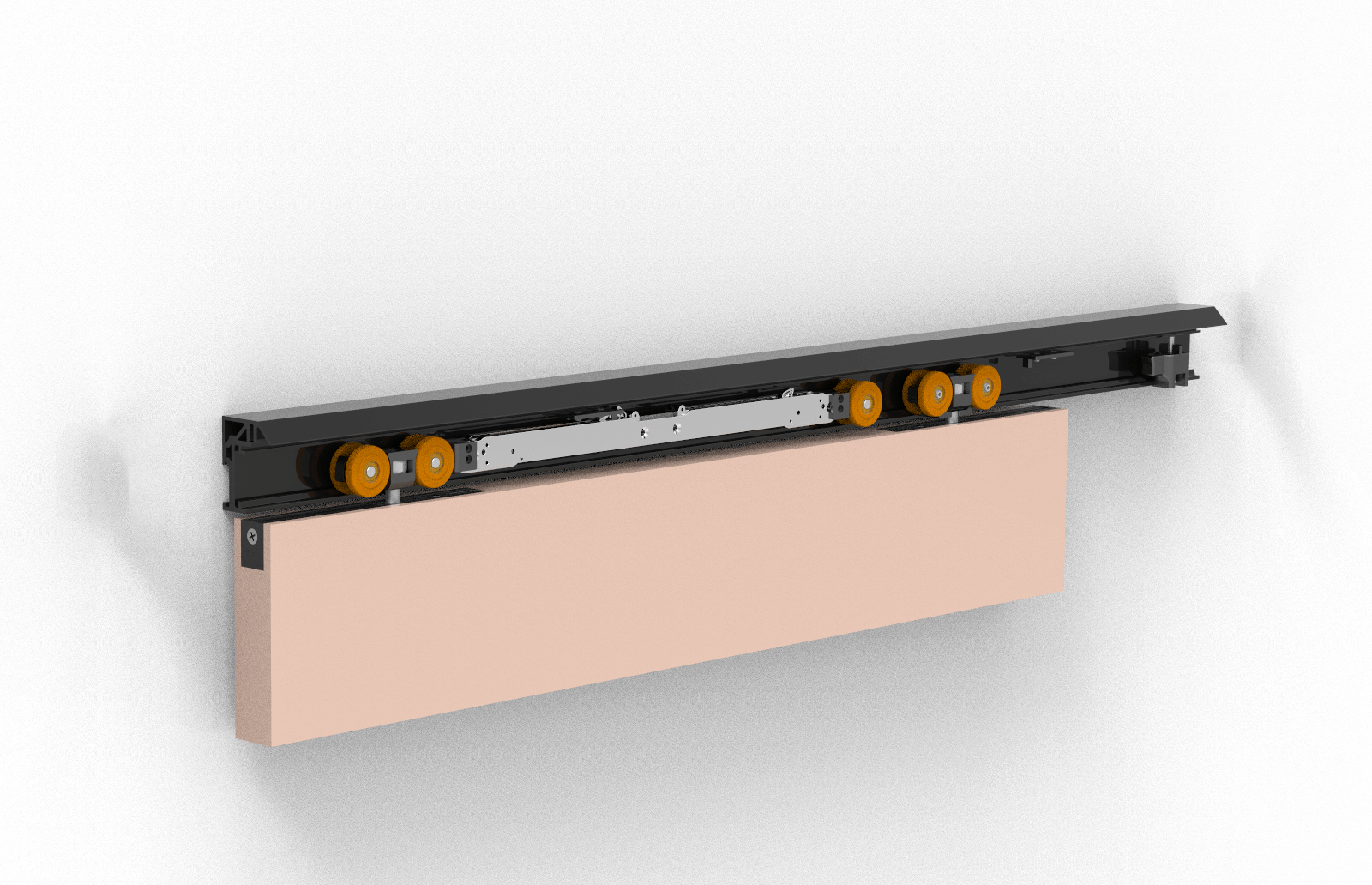 XL Series Sliding Door Rollers System Kit with Double Soft Close Mechanism